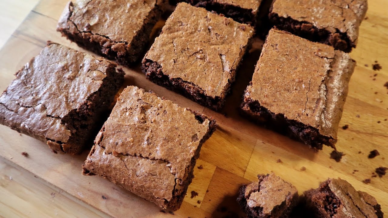 Rahsia Brownies Jadi Kedut Sukatan Cawan & Gram (How to get Crackled