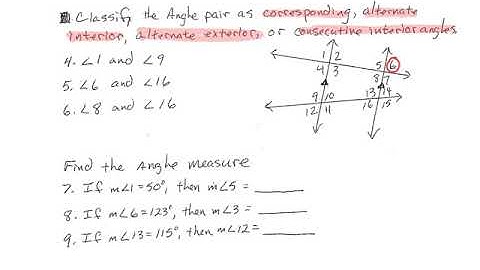Geometry Quiz 3.1-3.3 Paxson
