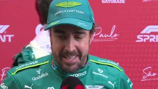 Fernando Alonso Post-Sprint Qualifying Interview | Sao Paulo GP 2025