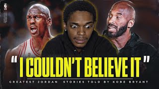 Kobe Bryant Reveals 5 WILD Michael Jordan Stories | REACTION!!