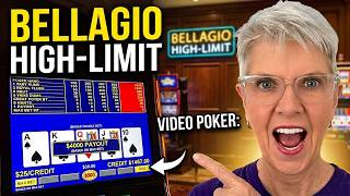 I Played High Limit Video Poker at #bellagio  - Watch What Happens #casino #videopoker #vegas screenshot 3