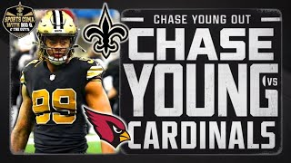 Saints Injury Report: Chase Young OUT vs Cardinals