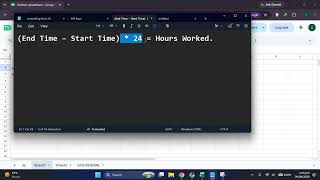 How to Calculate Hours Worked in Google Sheets