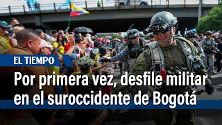 Thumbnail for Por primera vez se realizó el desfile militar en el suroccidente de Bogotá | El Tiempo