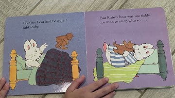 Read aloud for kids- Max and Ruby📚