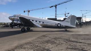 C-47 Dakota (DC-3) "Miss Virginia" leaving Reykjavik