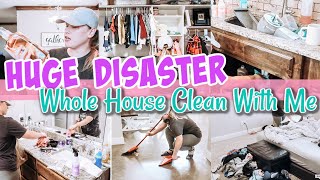 HUGE DISASTER ALL DAY CLEAN | GROVE REVIEW | WHOLE HOUSE CLEANING MOTIVATION | SUPER MESSY HOUSE