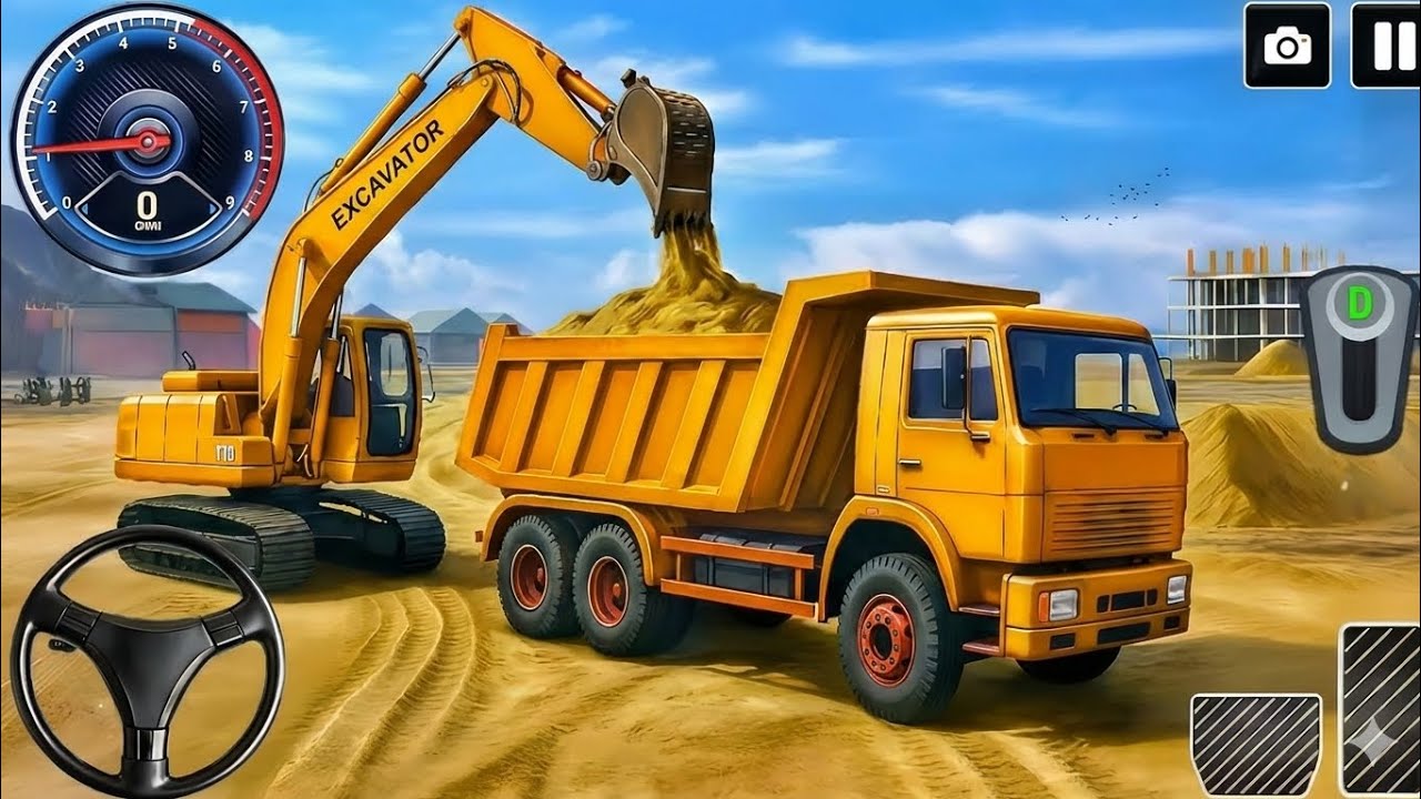 JCB Railway Road Construction | Road Construction JCB Game 3D-JCB construction android gameplay 2026