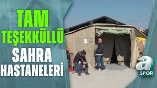 Deprem Bölgesinde Yaralılar Sahra Hastanesinde Tedavi Ediliyor Hatay 14.02.2023