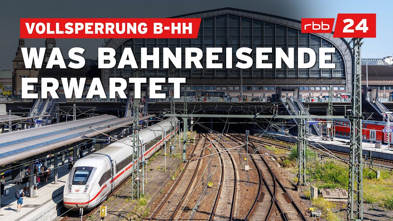 Was die Vollsperrung der Bahnstrecke Berlin Hamburg für Pendler bedeutet