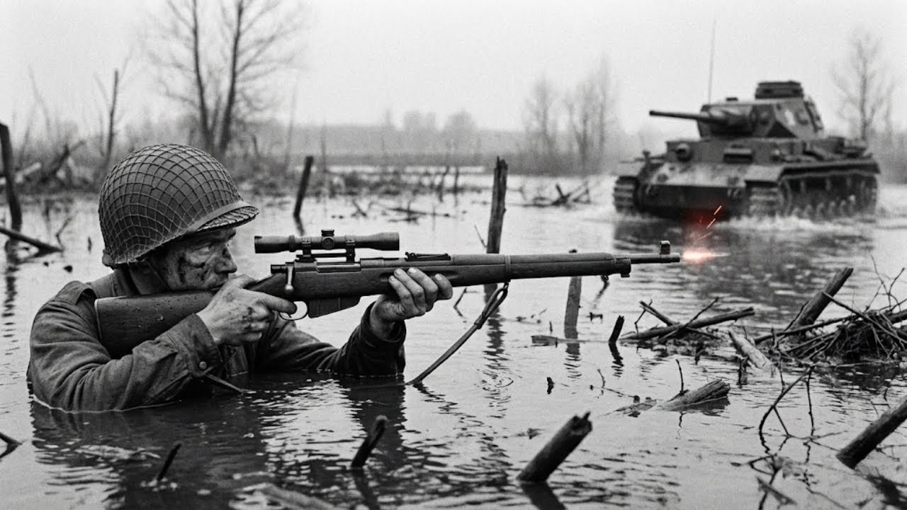 How One Sniper’s “Secret” Mud Reflection Trick Caused 19 Panzer Crews to Vanish in the Bocage