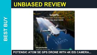 Potensic ATOM SE GPS Drone with 4K EIS Camera Drone LiDAR scanning system Review