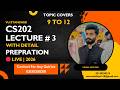 CS202 Short Lecture 3 Topic 9 - 12 | Fundamentals of Front End Development | Vu Standard #cs202
