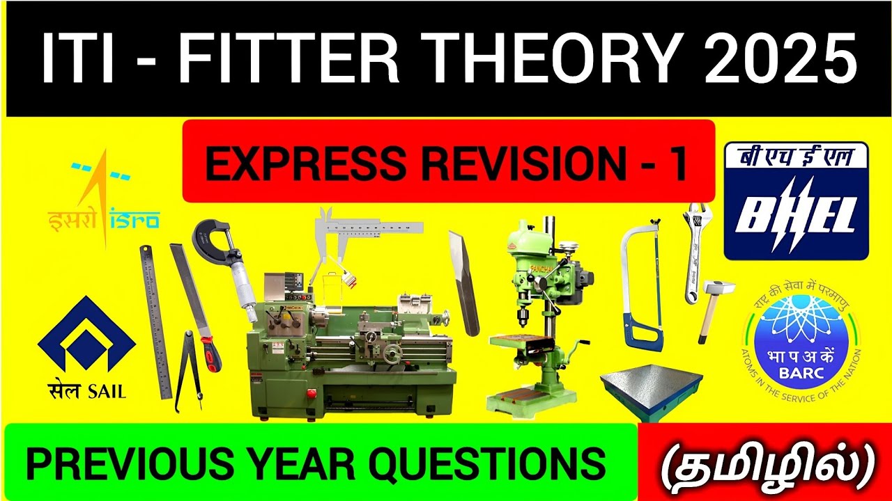 Fitter Theory Questions & Answers in Tamil | Competitive Exam Preparation (BHEL, ISRO...) 