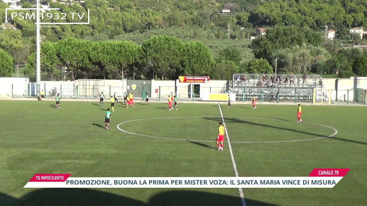 Promozione, buona la prima per Mister Voza: il Santa Maria vince di misura