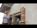 Amazing Modern Window Construction Design - Creative Skills To Build Windows With Bricks And Cement