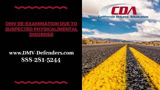Conducting Rexam hearings at the California DMV - An Overview