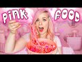 I ONLY ate PINK food for 24 HOURS