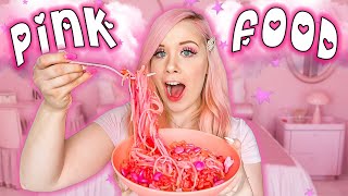 I Only Ate Pink Food For 24 Hours