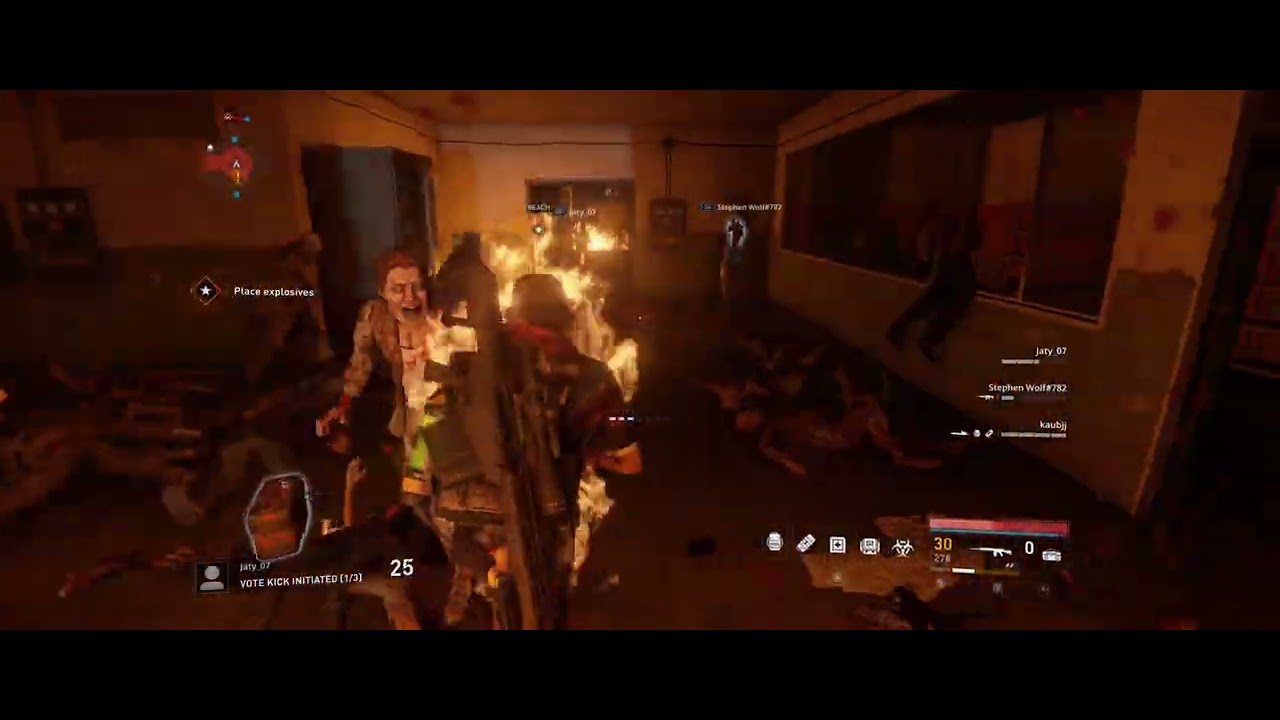 Player Jaty_07 World War z friendly fire on purpose - Saber ticket