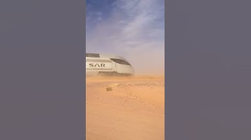 Saudi Arabia Railway High Speed Train on Trail Test