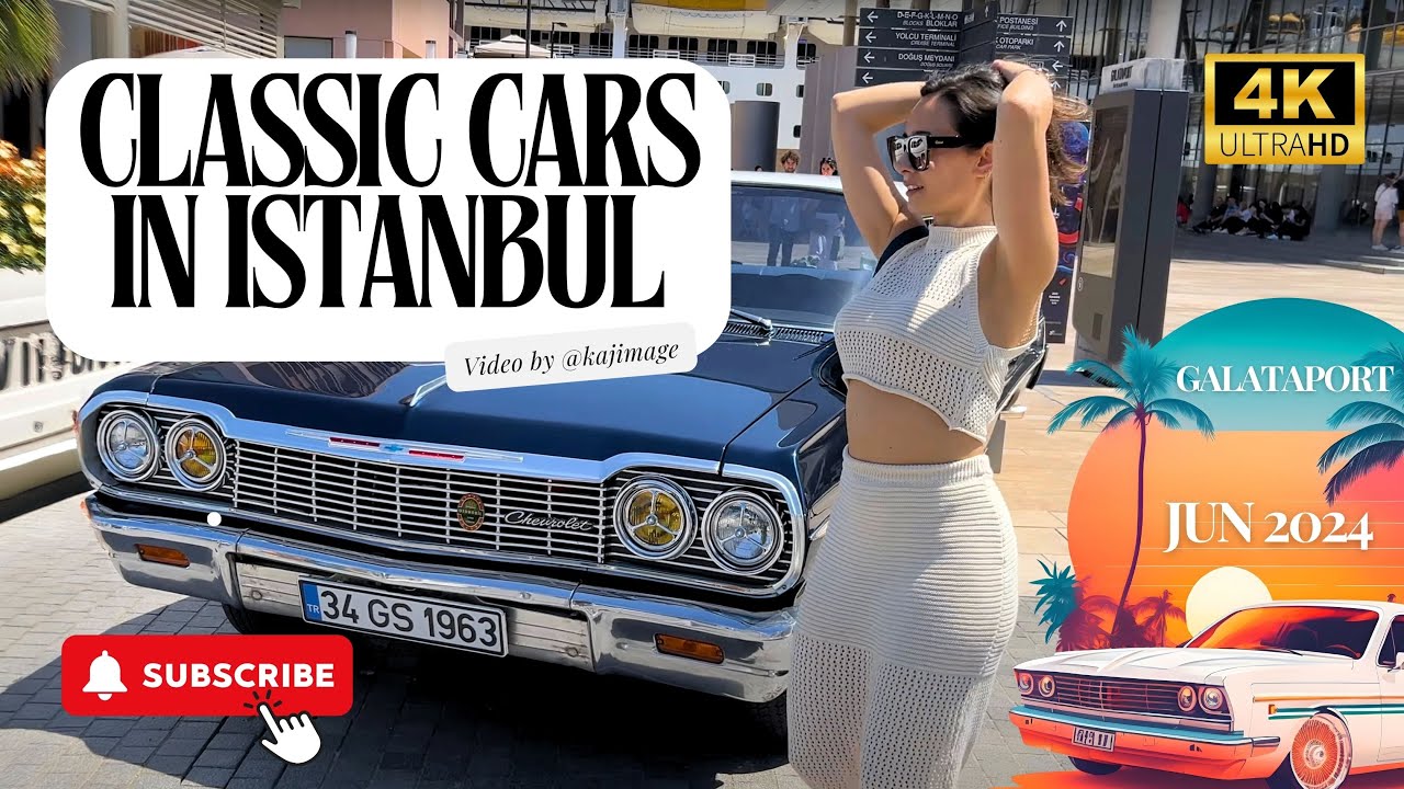 Classic cars in Istanbul | Galataport | Video by me - YouTube