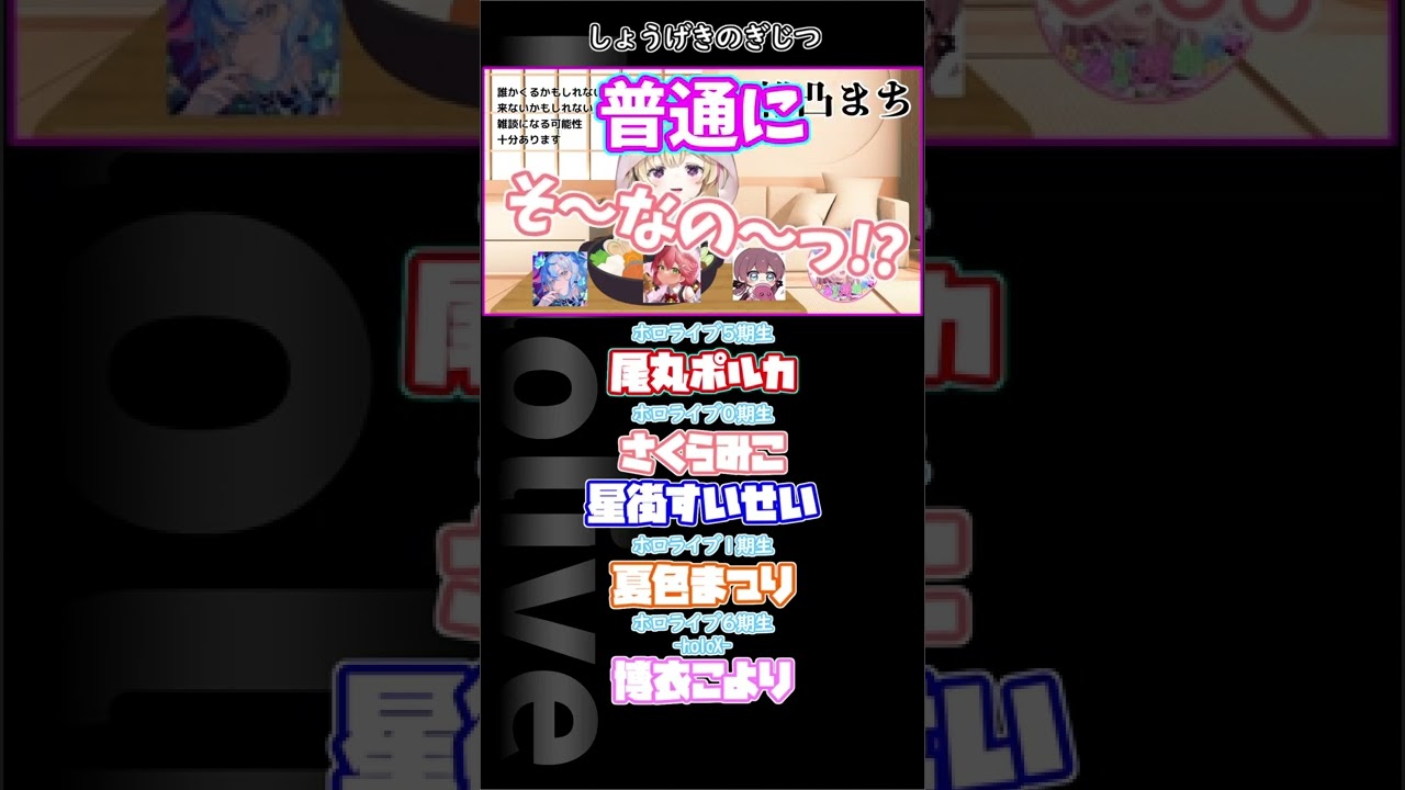 しょうげきのぎじつ