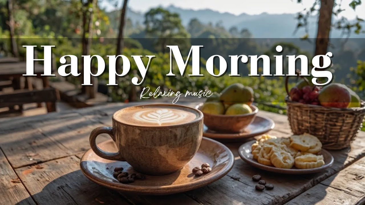 Cozy Coffee Morning 🌿 Gentle Jazz Guitar & Light Bossa for Easy Productivity