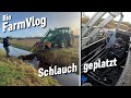 Probleme zwischen den Feiertagen! Land unter Wasser & Hydraulikschlauch an der BGA geplatzt