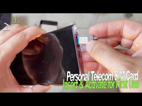 Personal Telecom SIM Card 📲 Insert & Activate for First Use
