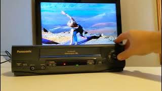 PANASONIC PV-V4021 VHS 4 Head Omnivision VCR Player w/ Disney Snow White & RCA