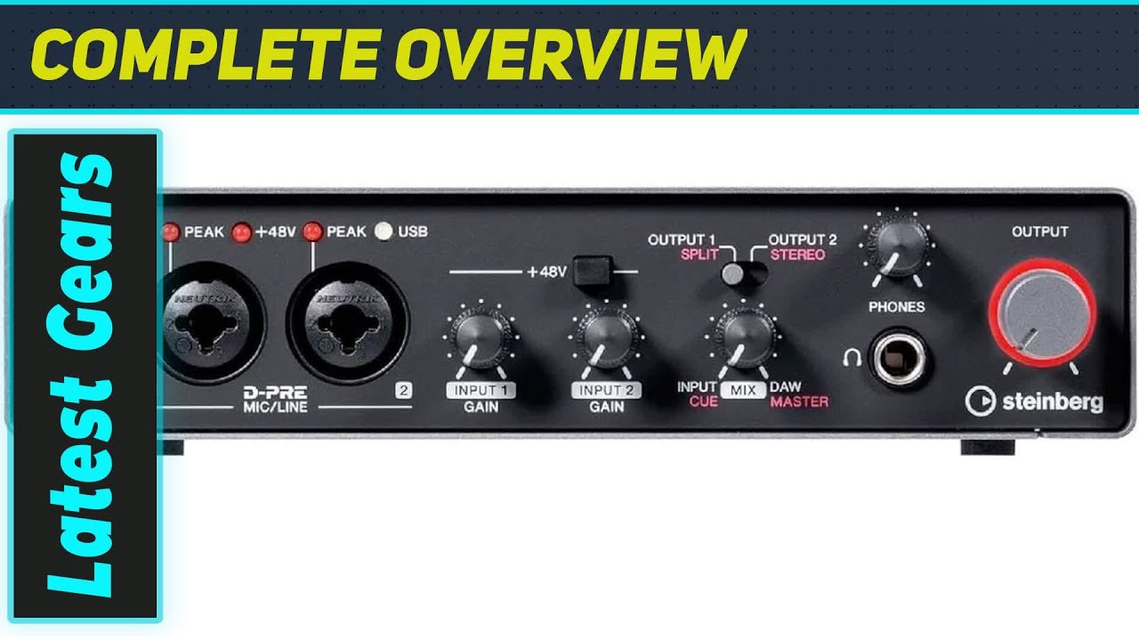 Steinberg UR24C: The Ultimate Home Studio Interface - YouTube