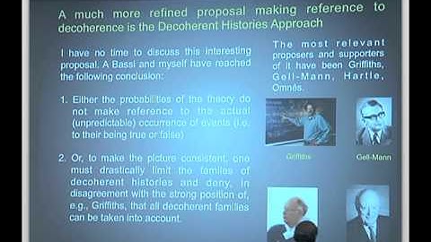 GianCarlo Ghirardi - GRW collapse models