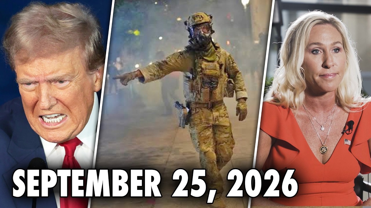 Trump's Plan to Declare Martial Law, Marjorie Taylor Greene Drops Epstein TRUTH BOMB (9/25/26)