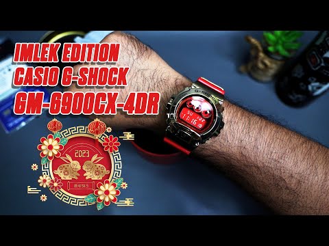 Unboxing !!! new Casio G-Shock GM-6900CX-4DR Original Imlek Edition (indonesia)