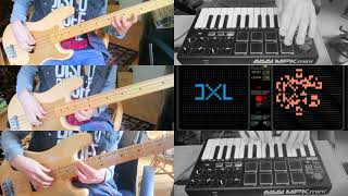 Looping Performance: Starry Sky. w/ Fender Vintera ´50s P-Bass + Akai MPK mini