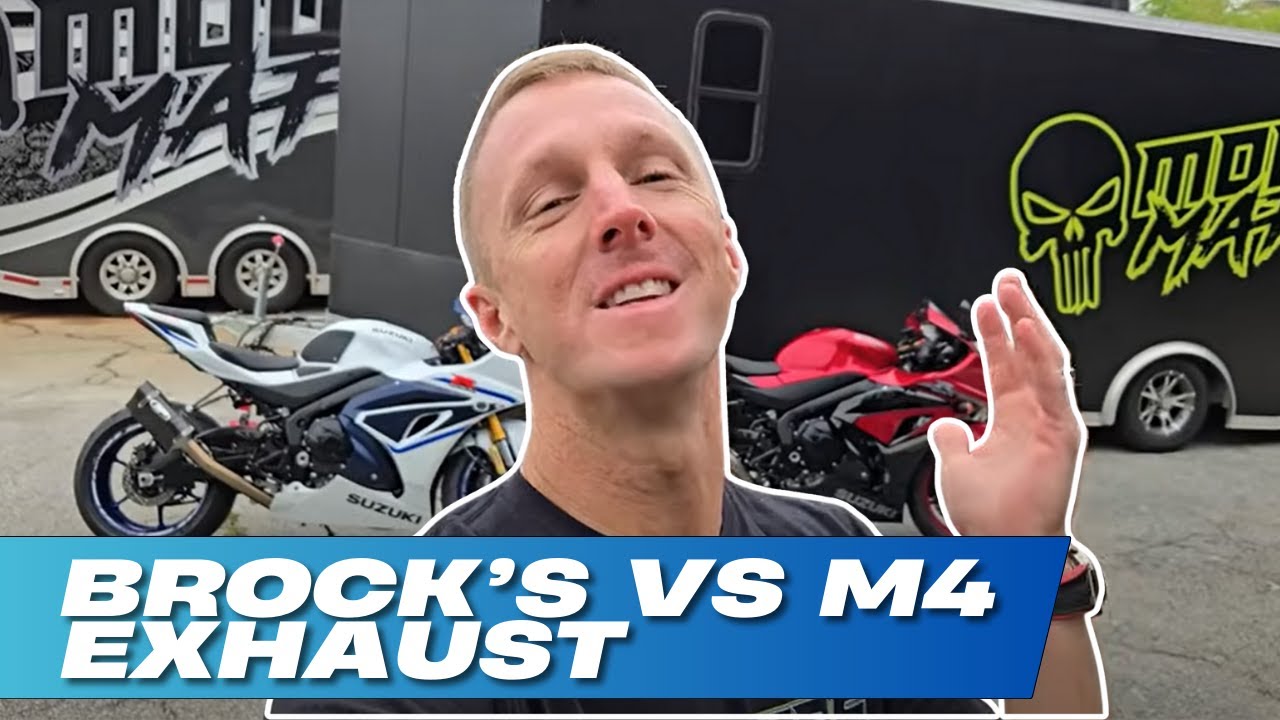 M4 VS BROCKS PERFORMANCE EXHAUST? GSXR 1000 Dyno COMPARISON 