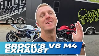 M4 VS BROCKS PERFORMANCE EXHAUST? GSXR 1000 Dyno COMPARISON