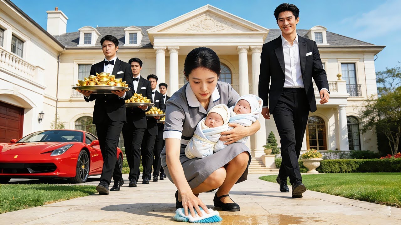 Pembersih 40 tahun, semalam dengan CEO 25 tahun. Kembar… dibawa pulang dimanja!