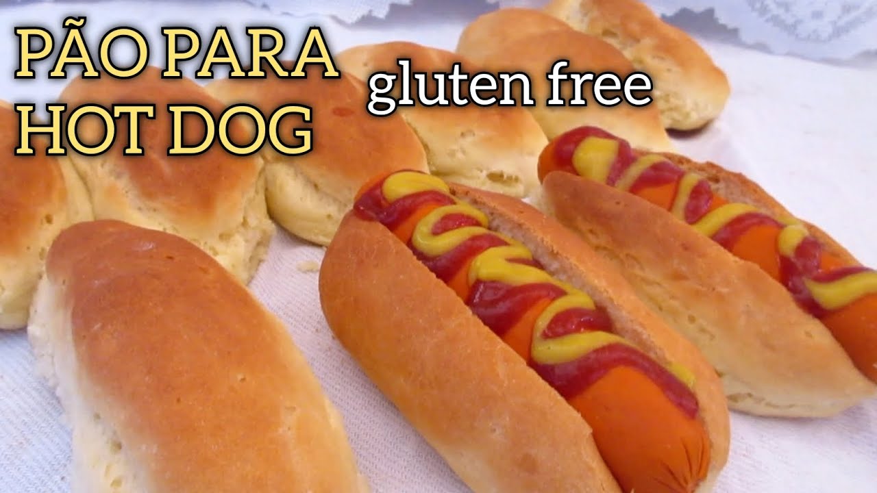 PÃO PARA HOT DOG  SEM GLÚTEN (CACHORRO QUENTE) | SEM LACTOSE | FAÇA E VENDA PÃO SEM GLÚTEN.