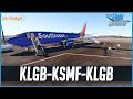 Msfs live  real world southwest ops  frame gen mod  pilotedge atc  pmdg 737800