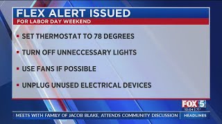 Flex Alert Issued For Labor Day Weekend Due To High Temps