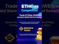 ETHGas Trading Competition | Win Your Share of $200K Rewards! 🚀💰