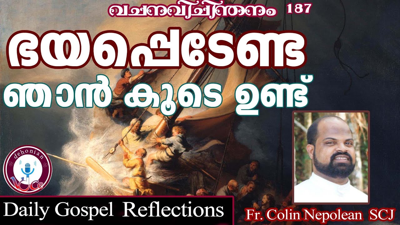 വചനവിചിന്തനം187|ഭയം അകറ്റുന്ന യേശു സാന്നിധ്യം|Daily Gospel reflection|Fr. Colin Nepolean SCJ