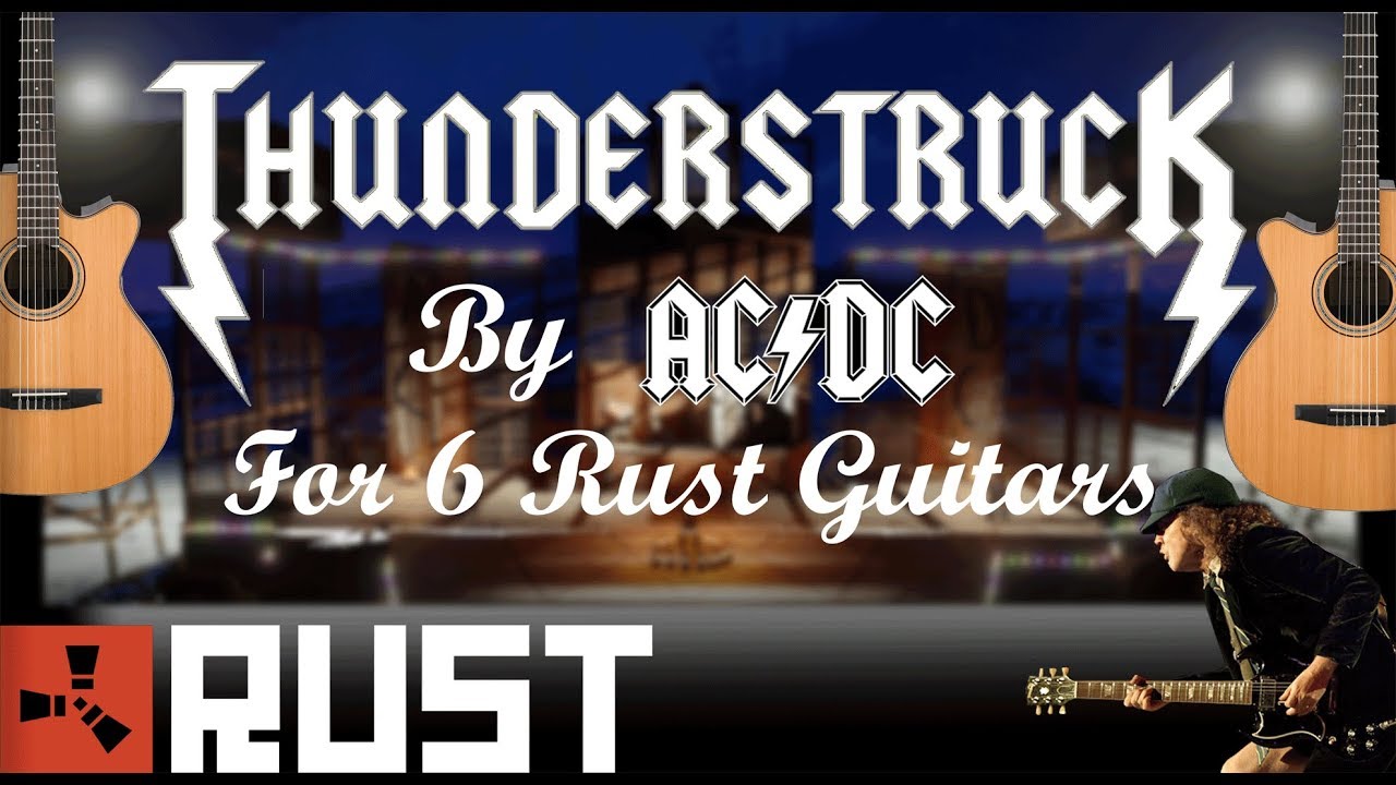 Thunderstruck in Rust | Played by 6 Rust Guitars