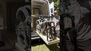 Building our mtb storage tray 🚴🚐 #vanbuild #vanlife #campervan #mtb #mountainbike
