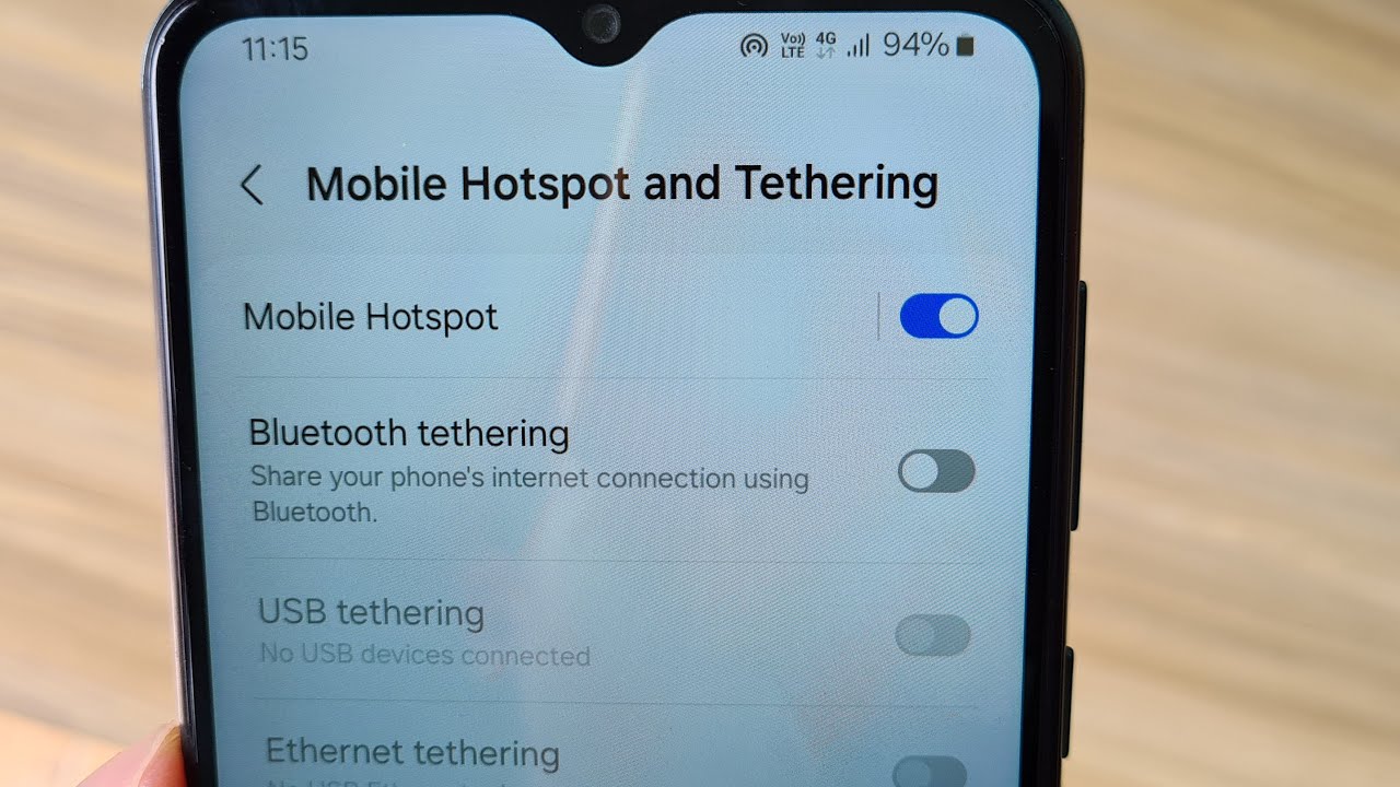 SamSung: Share Internet without password