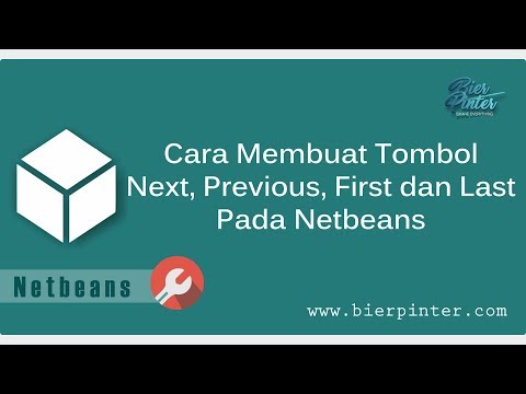 Cara Membuat Tombol Next, Previous, First dan Last pada Netbeans