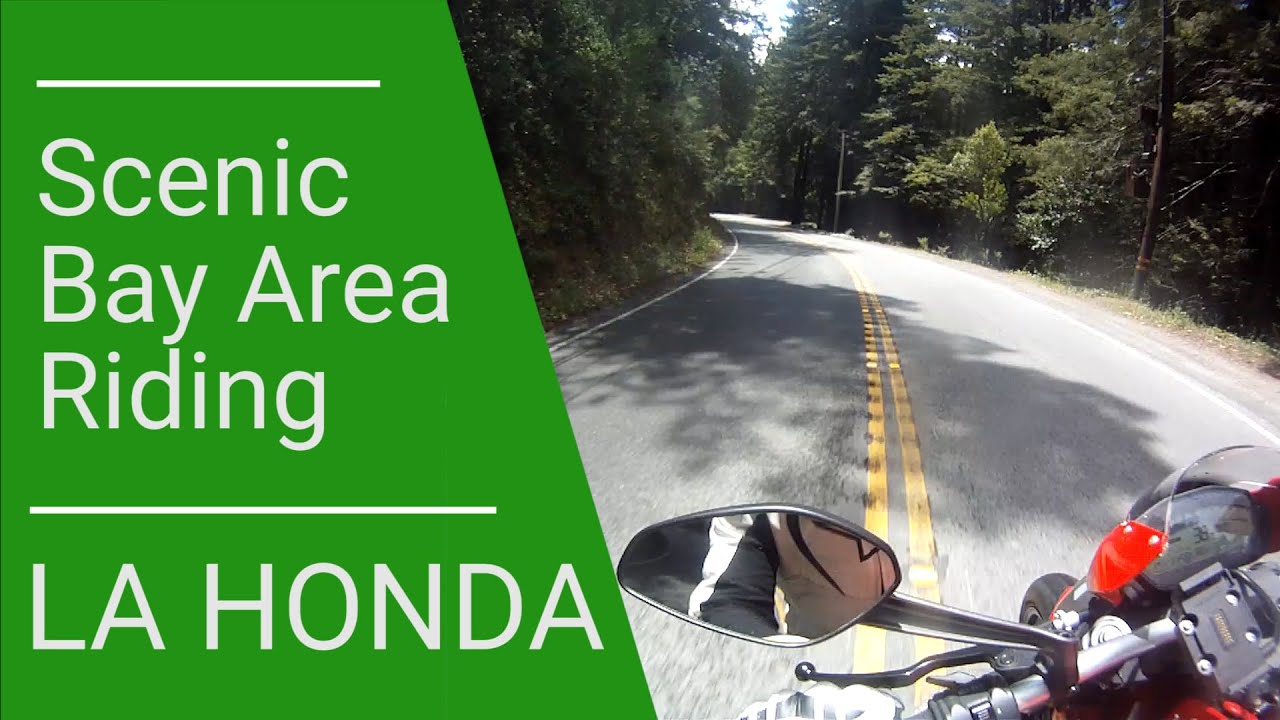 Scenic Bay Area Motorcycle Riding - La Honda