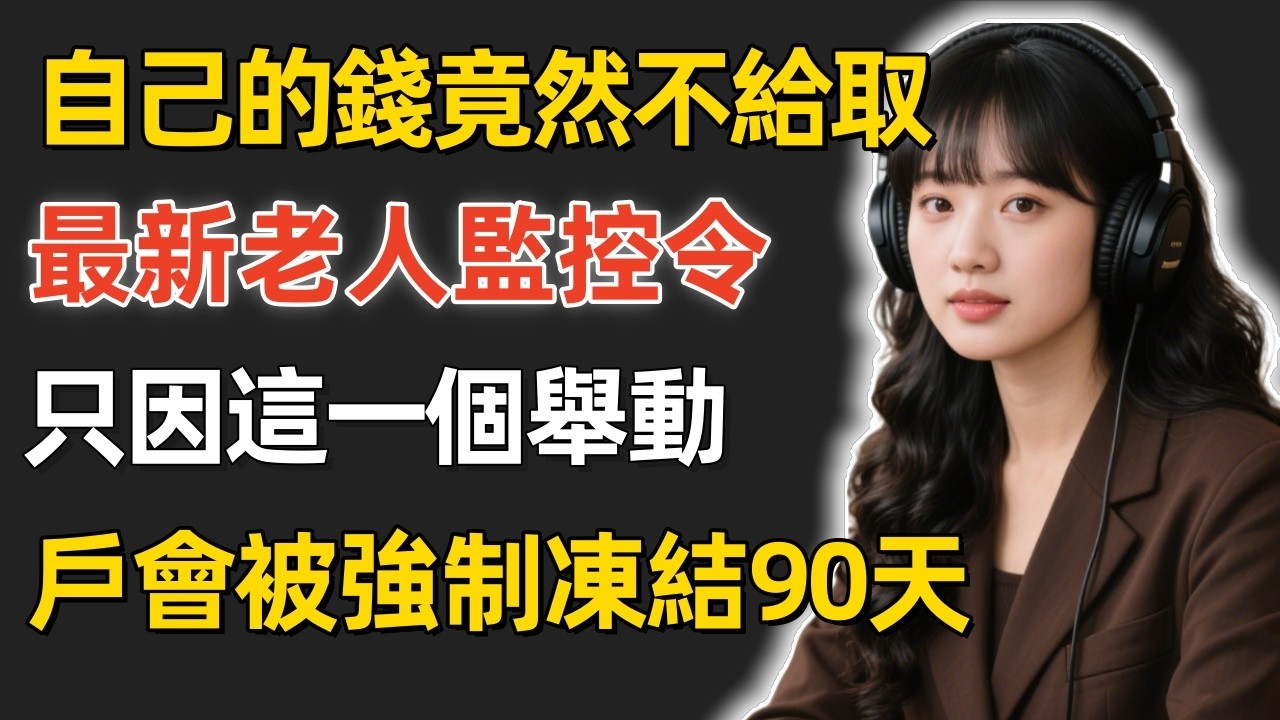 自己的錢竟然不給取？揭秘美國銀行最新的“老人監控令”：只因這一個舉動，你的帳戶會被強制凍結90天！